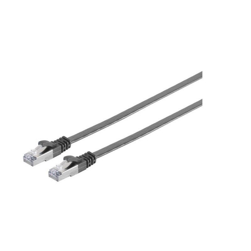 MicroConnect U/FTP CAT6A 2M Black Flat